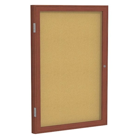 Enclosed Cork Bulletin Board 36x24