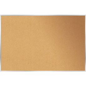 Ghent Bulletin Board - Cork - Aluminum Frame - 18