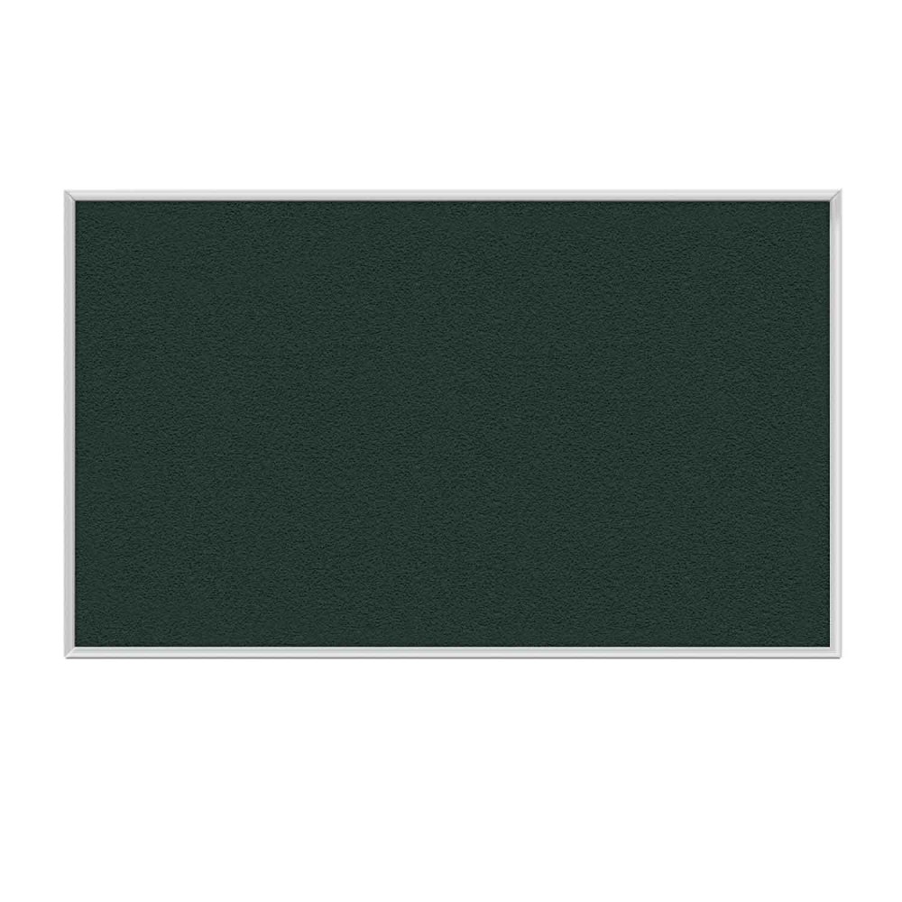 Ghent Aluminum Frame Vinyl Bulletin Board, 18in x 18in, Ebony, Satin Frame MPN:1618-183