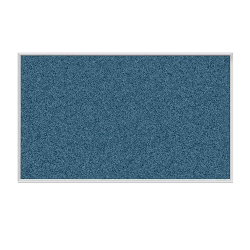 Ghent Aluminum Frame Vinyl Bulletin Board, 18in x 18in, Ocean, Satin Frame MPN:1618-191
