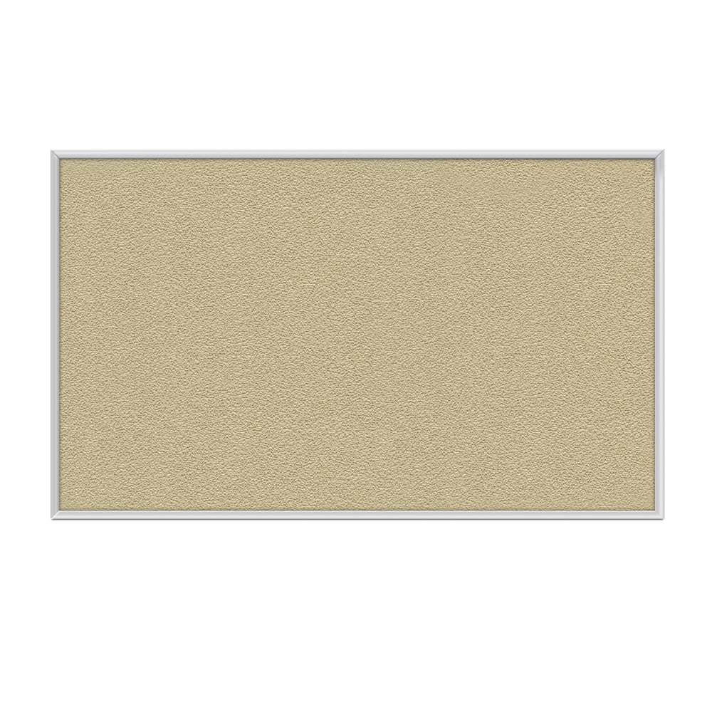 Ghent Aluminum Frame Vinyl Bulletin Board, 24in x 24in, Caramel, Satin Frame MPN:1623-181