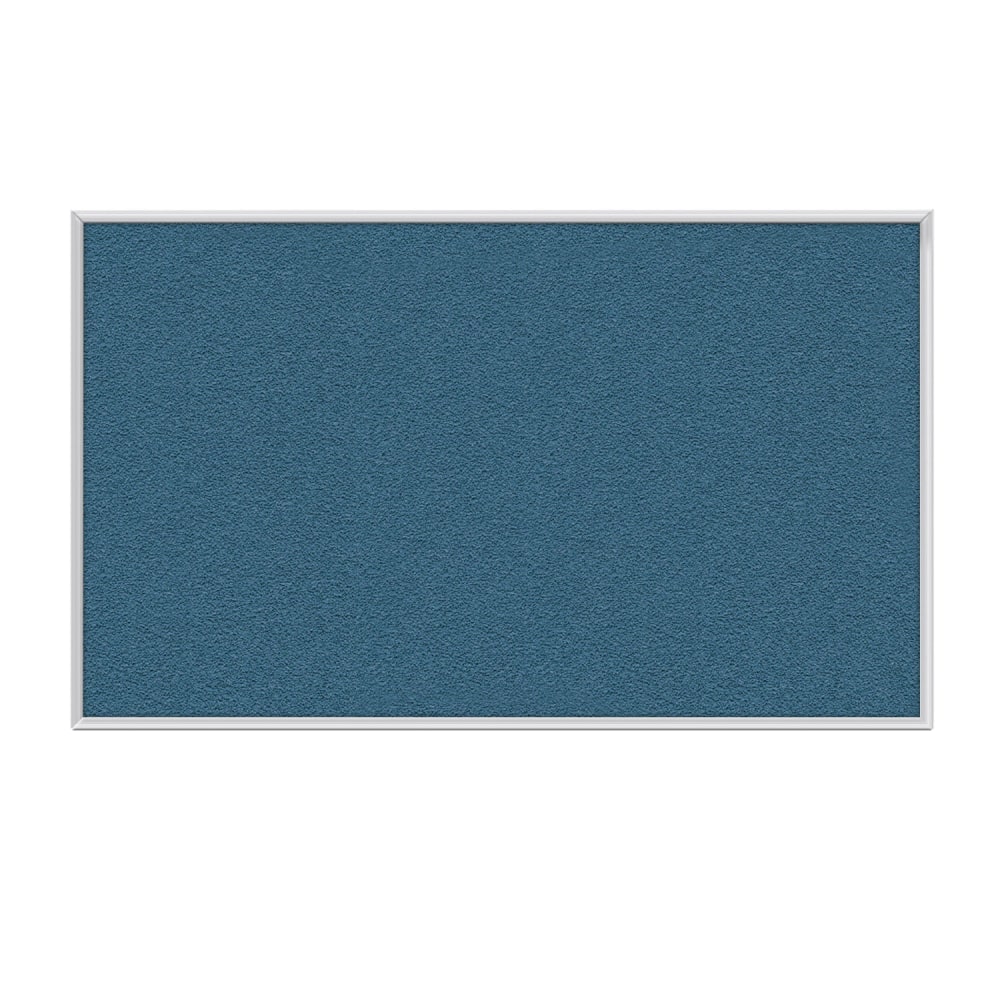 Ghent Aluminum Frame Vinyl Bulletin Board, 24in x 36in, Navy, Satin Frame MPN:1623-195