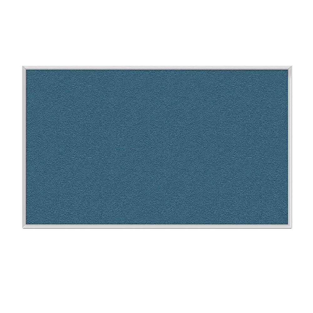 Ghent Aluminum Frame Vinyl Bulletin Board, 36in x 36in, Ocean, Satin Frame MPN:1634-191