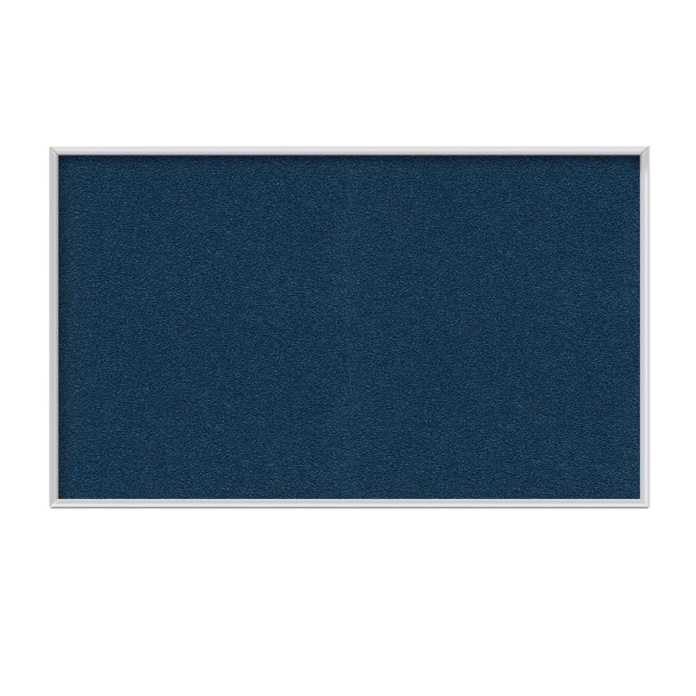 Ghent Aluminum Frame Vinyl Bulletin Board, 36in x 36in, Navy, Navy Frame MPN:1634-195