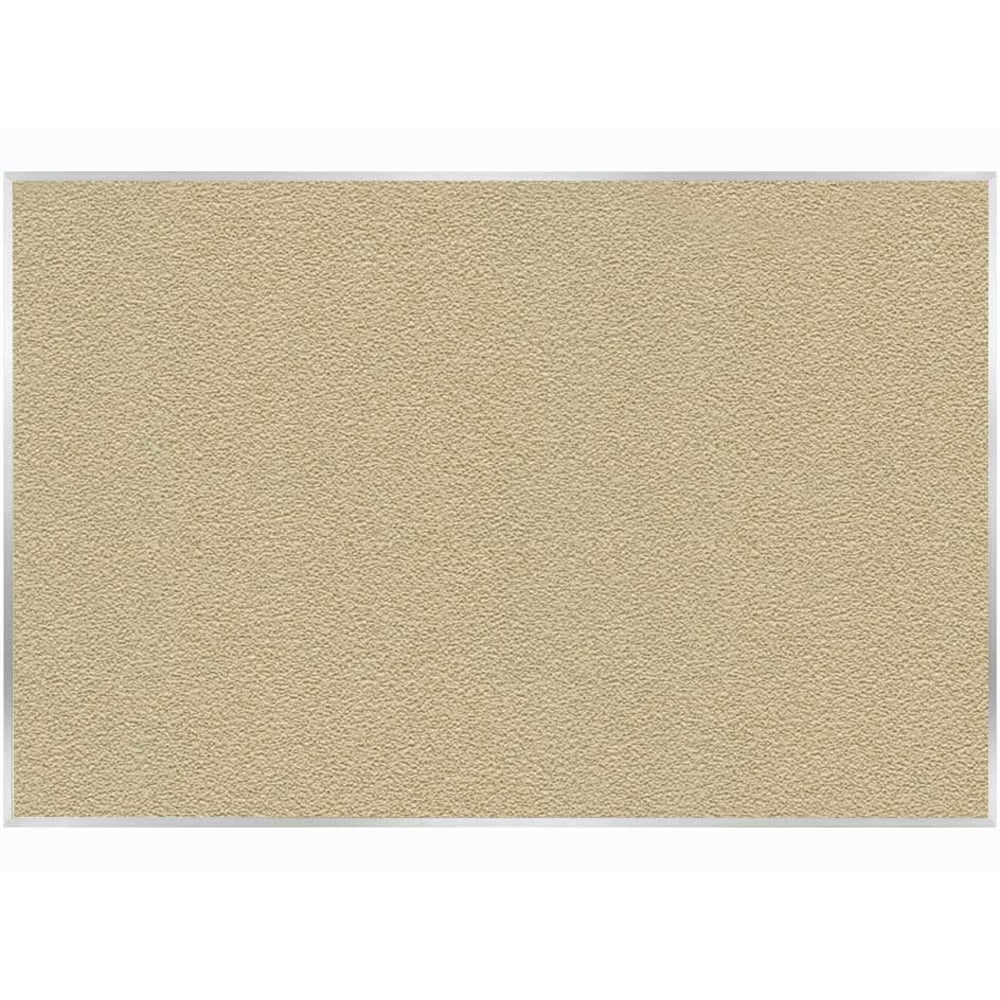 Ghent Vinyl Bulletin Board, 36inH x 60inW, Aluminum Frame, Caramel MPN:AV35-181