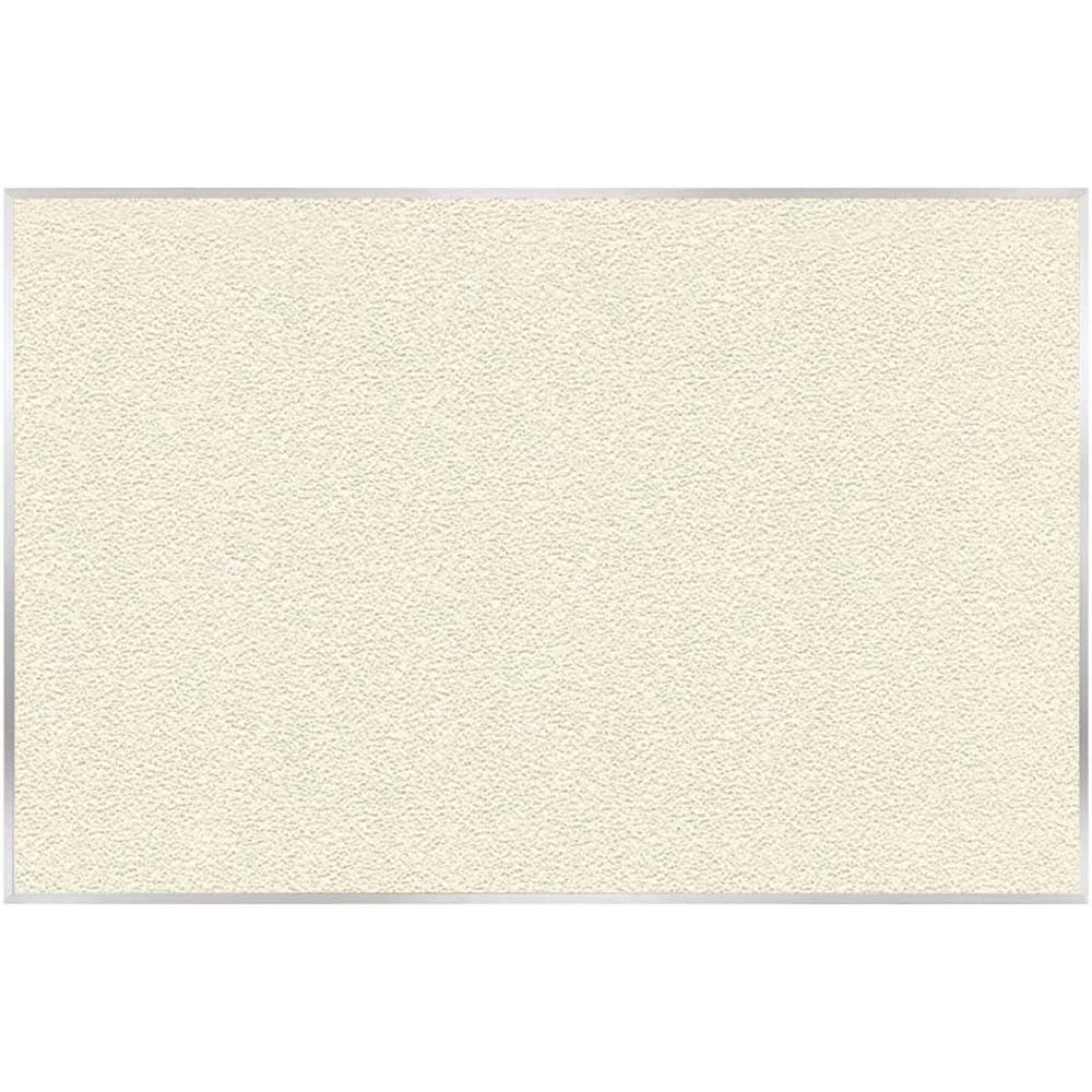 Ghent Vinyl Bulletin Board, 36inH x 60inW, Aluminum Frame, Ivory MPN:AV35-185