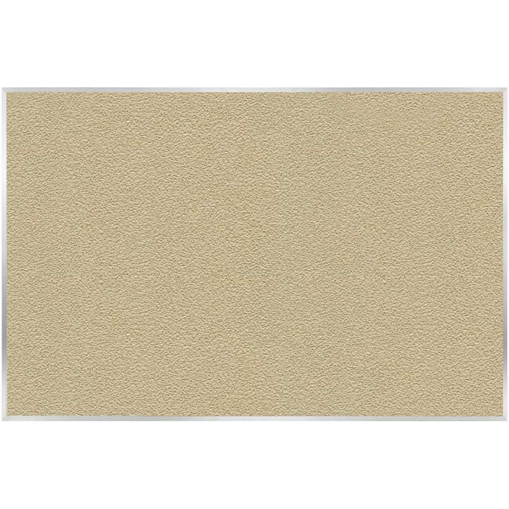 Ghent Vinyl Bulletin Board, 48inH x 72inW, Aluminum Frame, Caramel MPN:AV46-181