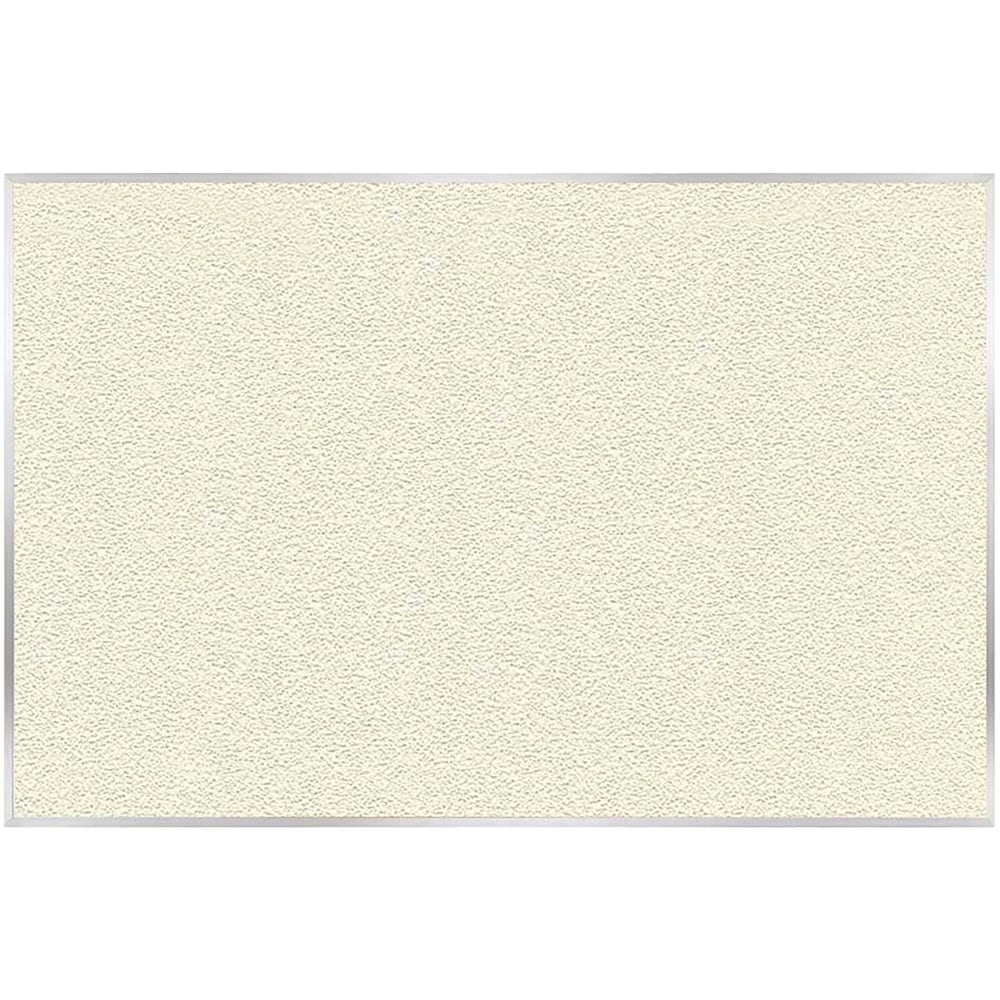 Ghent Vinyl Bulletin Board, Aluminum Frame, 48inH x 72inW, Ivory MPN:AV46-185