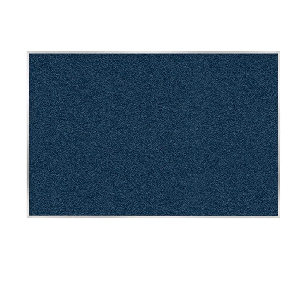 Ghent Vinyl Non-Magnetic Bulletin Board, 48-1/2in x 88in, Navy, Satin Aluminum Frame MPN:AV47-195