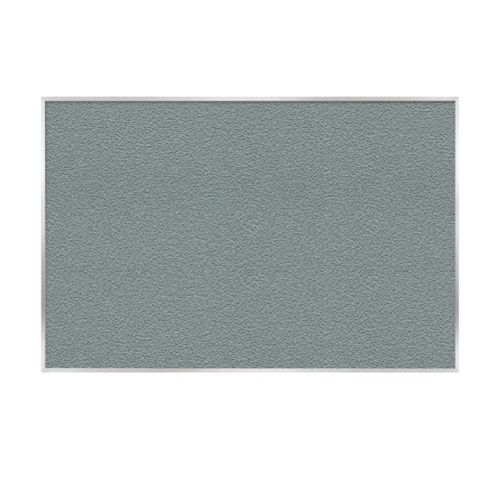 Ghent Vinyl Non-Magnetic Bulletin Board, 48-1/2in x 88in, Stone, Satin Aluminum Frame MPN:AV47-199