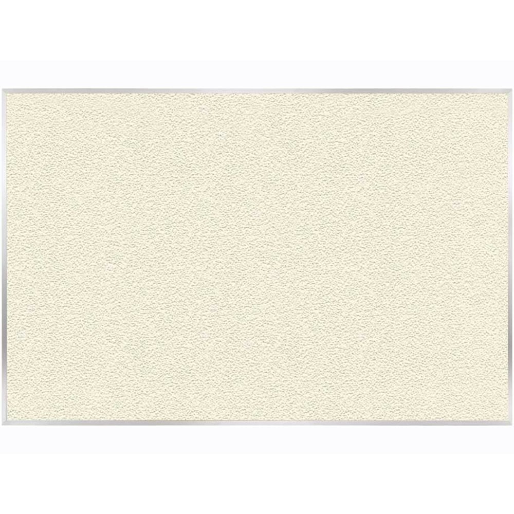 Ghent Vinyl Bulletin Board, 48inH x 96inW, Aluminum Frame, Ivory MPN:AV48-185