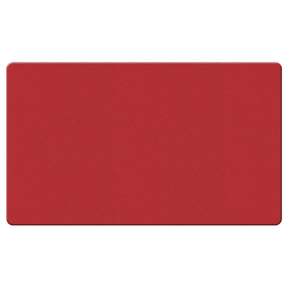 Ghent Fabric Bulletin Board With Wrapped Edges, 11-7/8in x 47-7/8in, Red MPN:TF14-98