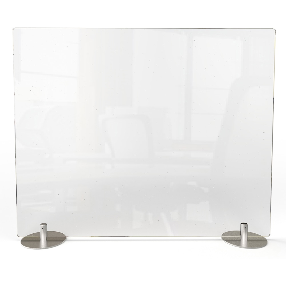 Ghent Desktop Protection Screen, 24inH x 24inW x 5inD, Clear MPN:DPSC2424-F