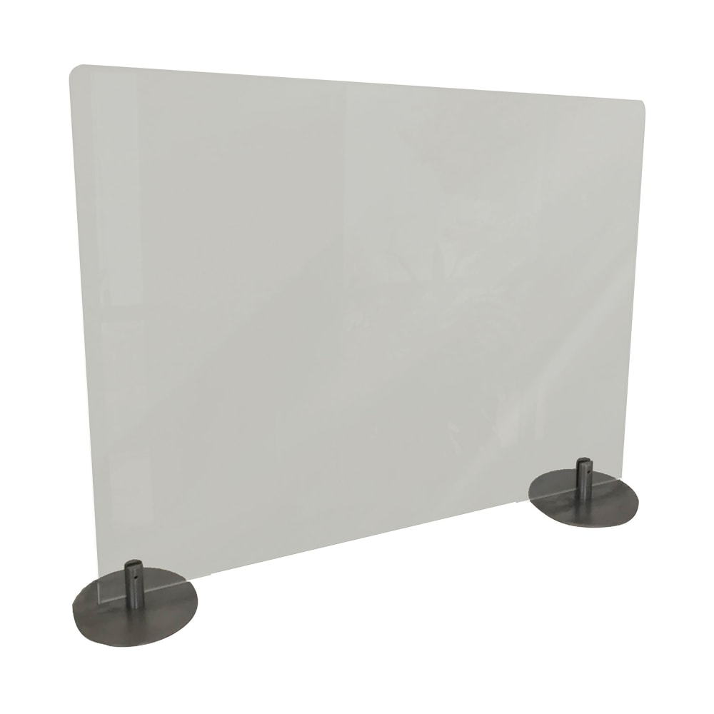 Ghent Desktop Protection Screen, Freestanding, 24in x 29in, Frosted MPN:DPSF2429-F