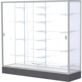 Colossus Floor Case White Back Satin Frame 72