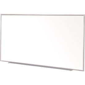 Ghent Magnetic Projection Porcelain Whiteboard - Aluminum Frame - 5'H x 10'W M1P-510-4