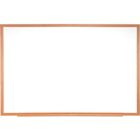 Ghent® M1 Porcelain Magnetic Whiteboard with Wood Frame 84