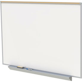 Ghent® Proma Magnetic Porcelain Projection Whiteboard with Aluminum Frame 84
