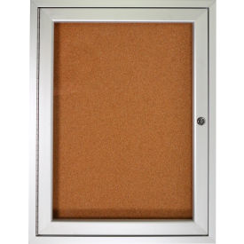 Ghent Enclosed Bulletin Board 1 Door 36