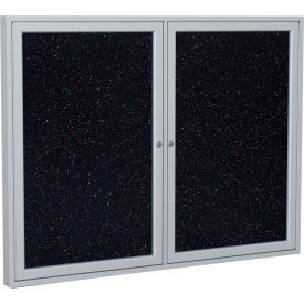 Ghent Enclosed Bulletin Board 2 Door 48
