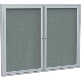 Ghent Enclosed Bulletin Board 2 Door 60