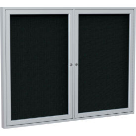 Ghent Enclosed Bulletin Board 2 Door 60