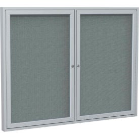 Ghent Enclosed Bulletin Board 2 Door 60