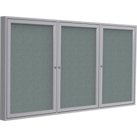 Ghent Enclosed Bulletin Board 3 Door 72