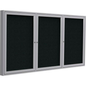Ghent Enclosed Bulletin Board 3 Door 72