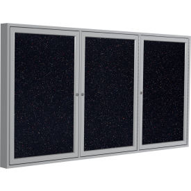 Ghent Enclosed Bulletin Board 3 Door 96