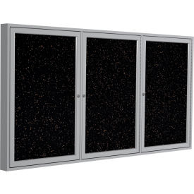 Ghent Enclosed Bulletin Board 3 Door 96