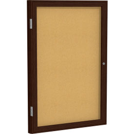 Ghent Enclosed Bulletin Board 1 Door 24