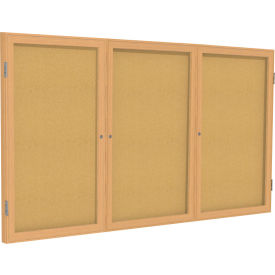 Ghent Enclosed Bulletin Board 3 Door 96