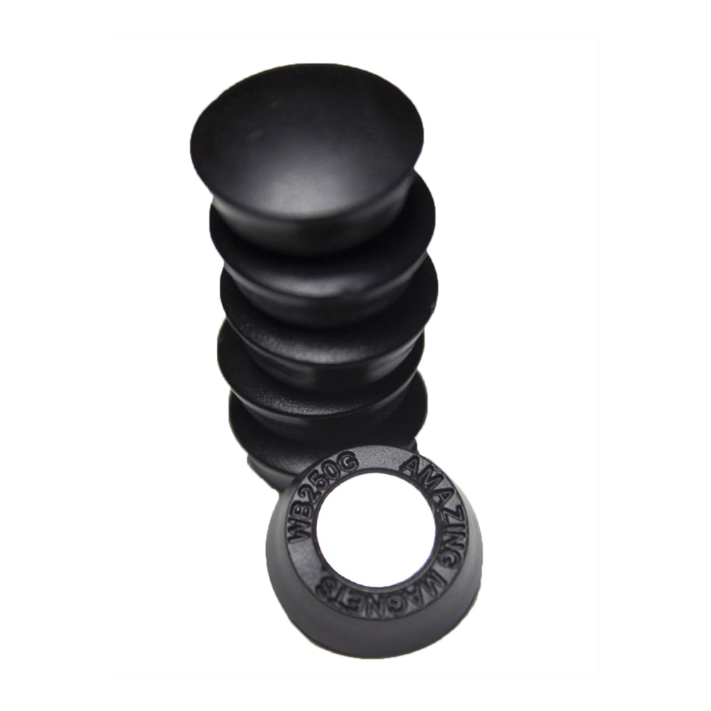 Ghent Rare Earth Magnets, Black, Pack Of 6 Magnets MPN:HMYREMAG6