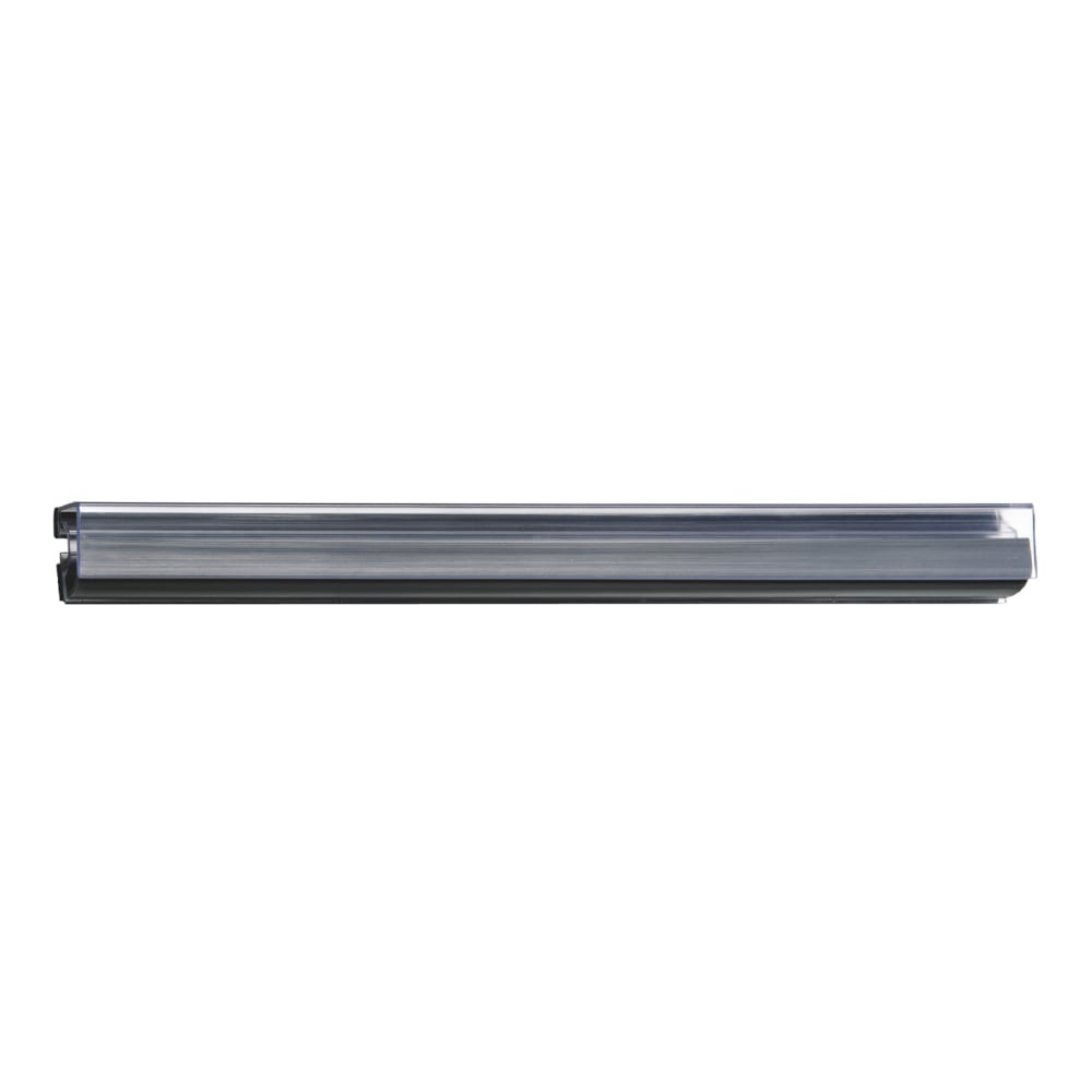 Ghent 48in Hold-Up Display Rails, Clear/Gray, Carton Of 6 Rails MPN:H48-6