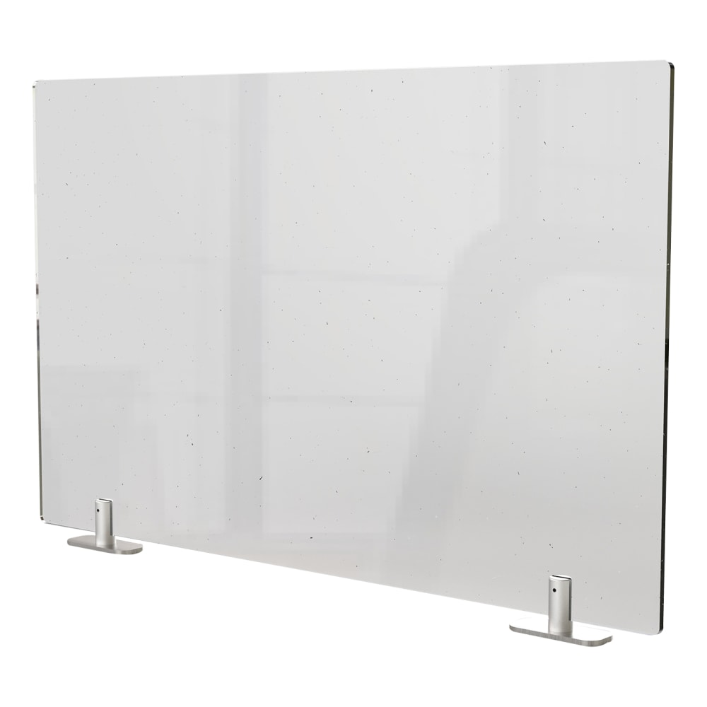 Ghent Partition Extender, With Tape, 24inH x 42inW x 1-1/2, Clear MPN:PEC2442-T