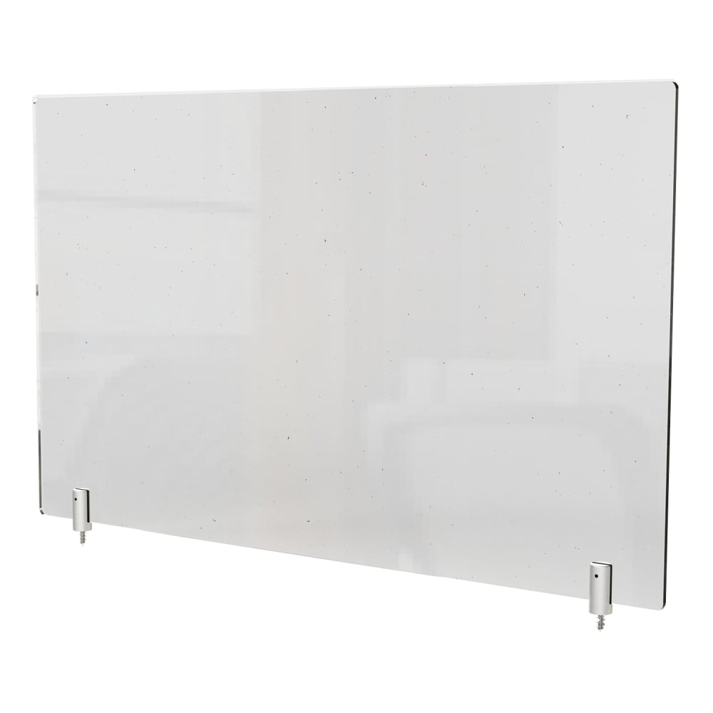 Ghent Partition Extender, With Screws, 30inH x 42inW x 13/16, Clear MPN:PEC3042-H