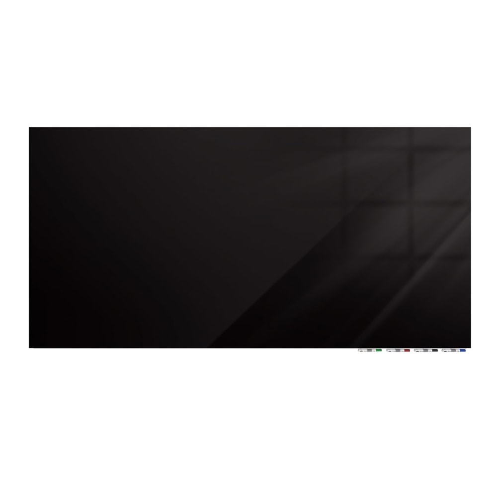 Ghent Aria Magnetic Projection Glass Board, 36inH x 60inW, Black MPN:ARIASM35BK
