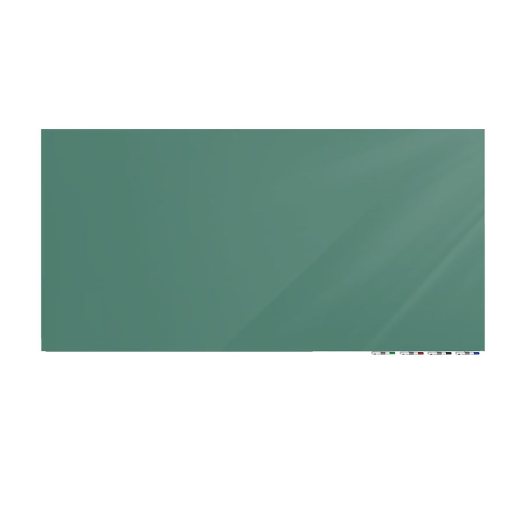 Ghent Aria Low Profile Magnetic Dry-Erase Whiteboard, Glass, 36in x 60in, Jade MPN:ARIASM35JD