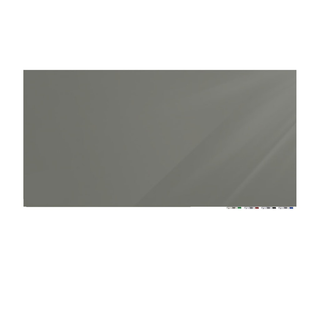 Ghent Aria Low Profile Glassboard, Magnetic, 36inH x 72inW, Smoke MPN:ARIASM36SK