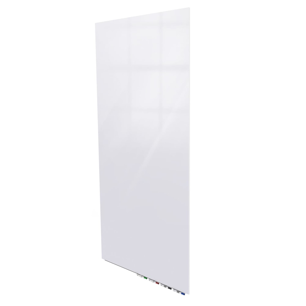 Ghent Aria Low-Profile Magnetic Glass Whiteboard, 48in x 36in, White MPN:ARIASM43WH