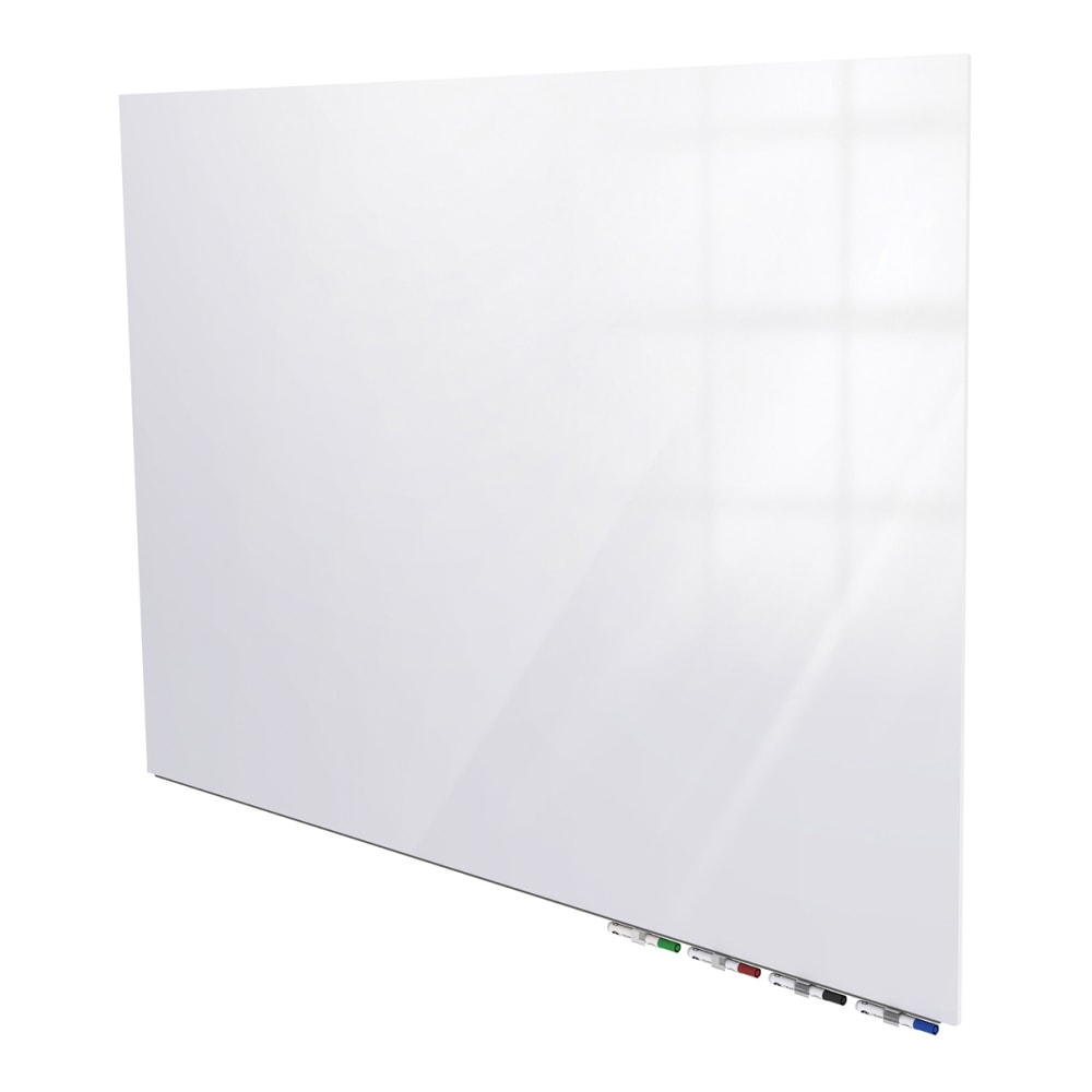 Ghent Aria Low Profile Glassboard, Magnetic, 48inH x 60inW, White MPN:ARIASM45WH