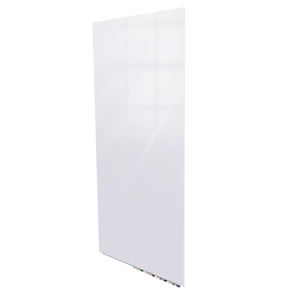 Ghent Aria Low-Profile Magnetic Glass Whiteboard, 60in x 48in, White MPN:ARIASM54WH