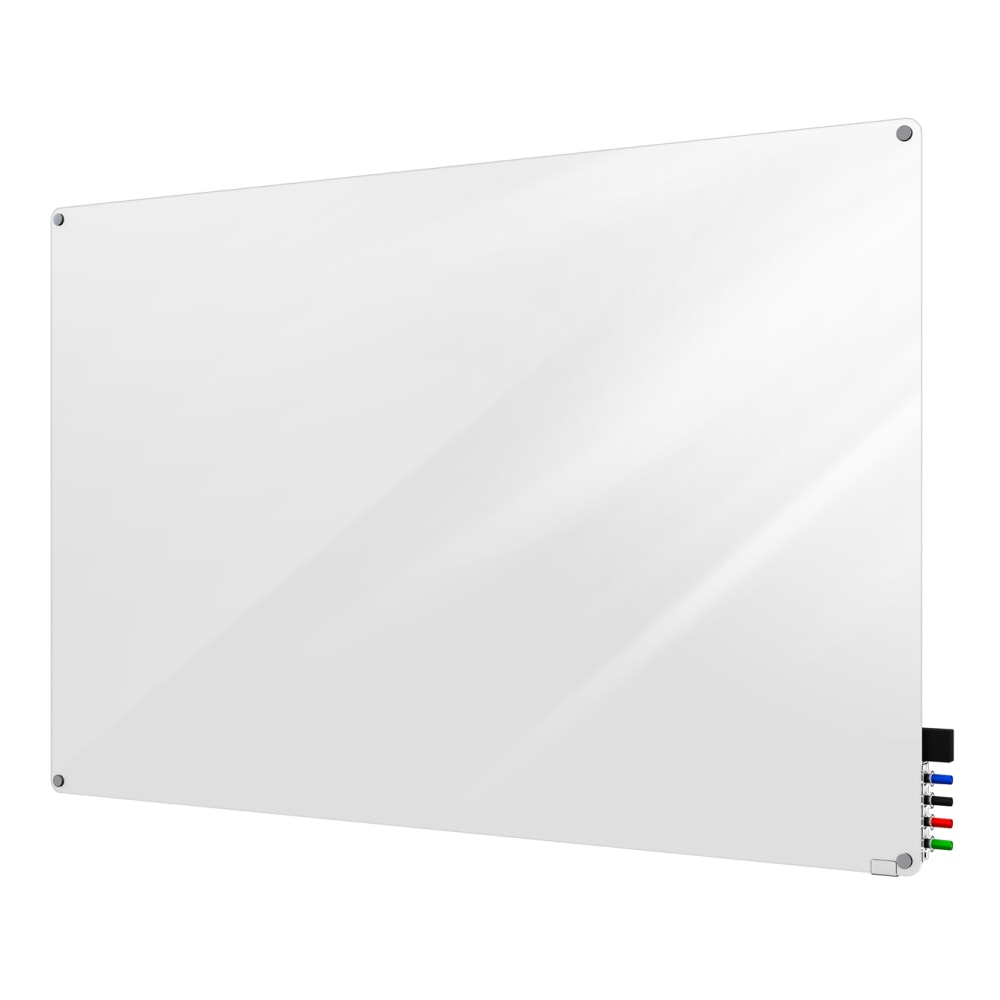 Ghent Harmony Magnetic Glass Unframed Dry-Erase Whiteboard, 24in x 36in, White MPN:HMYRM23WH