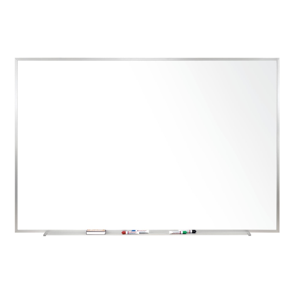 Ghent Magnetic Dry-Erase Whiteboard, 36 1/2in x 48 1/2in, Aluminum Frame With Silver Finish MPN:M1-34-1