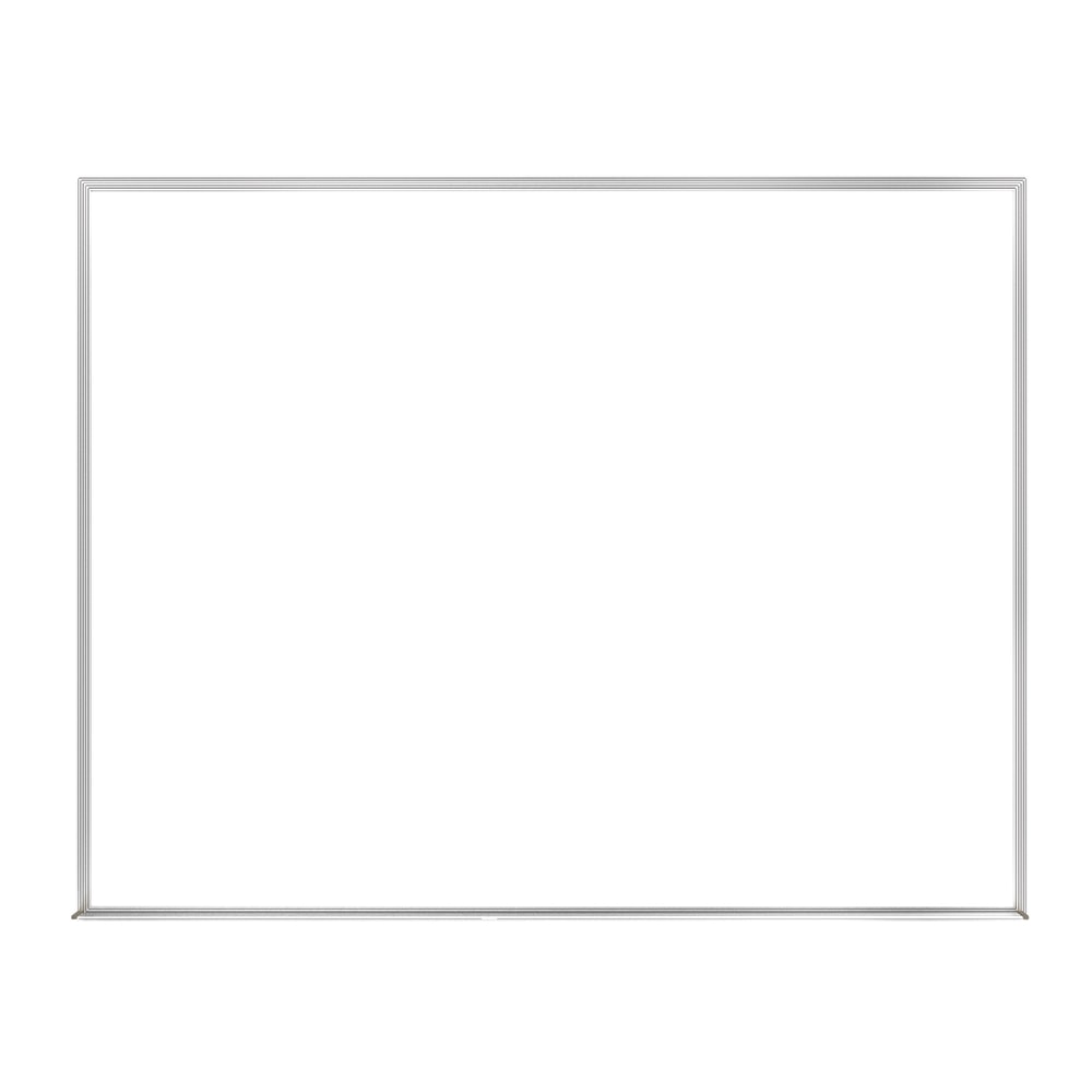 Ghent M2 Non-Magnetic Dry-Erase Whiteboard, 18in x 24in, Satin Aluminum Frame MPN:M2-18-1
