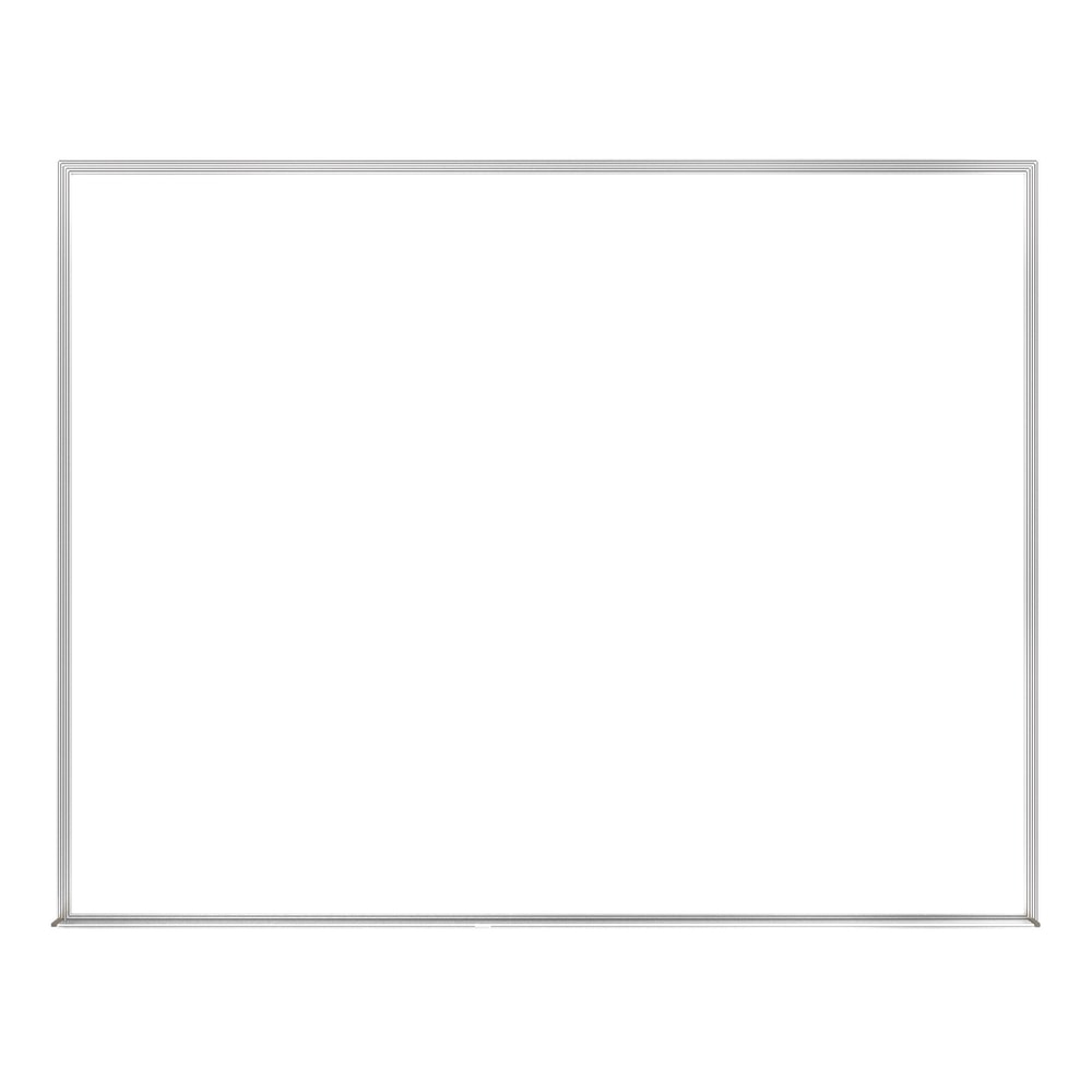 Ghent M2 Non-Magnetic Dry-Erase Whiteboard, 36in x 46 1/2in, Satin Aluminum Frame MPN:M2-34-1