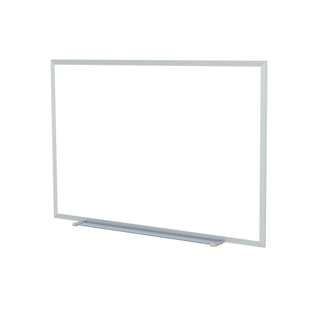 Ghent M2 Non-Magnetic Dry-Erase Whiteboard, 36in x 60in, Satin Aluminum Frame MPN:M2-35-4