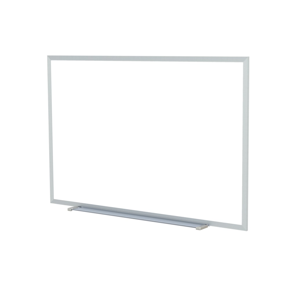 Ghent M2 Non-Magnetic Dry-Erase Whiteboard, 48in x 60in, Satin Aluminum Frame MPN:M2-45-4