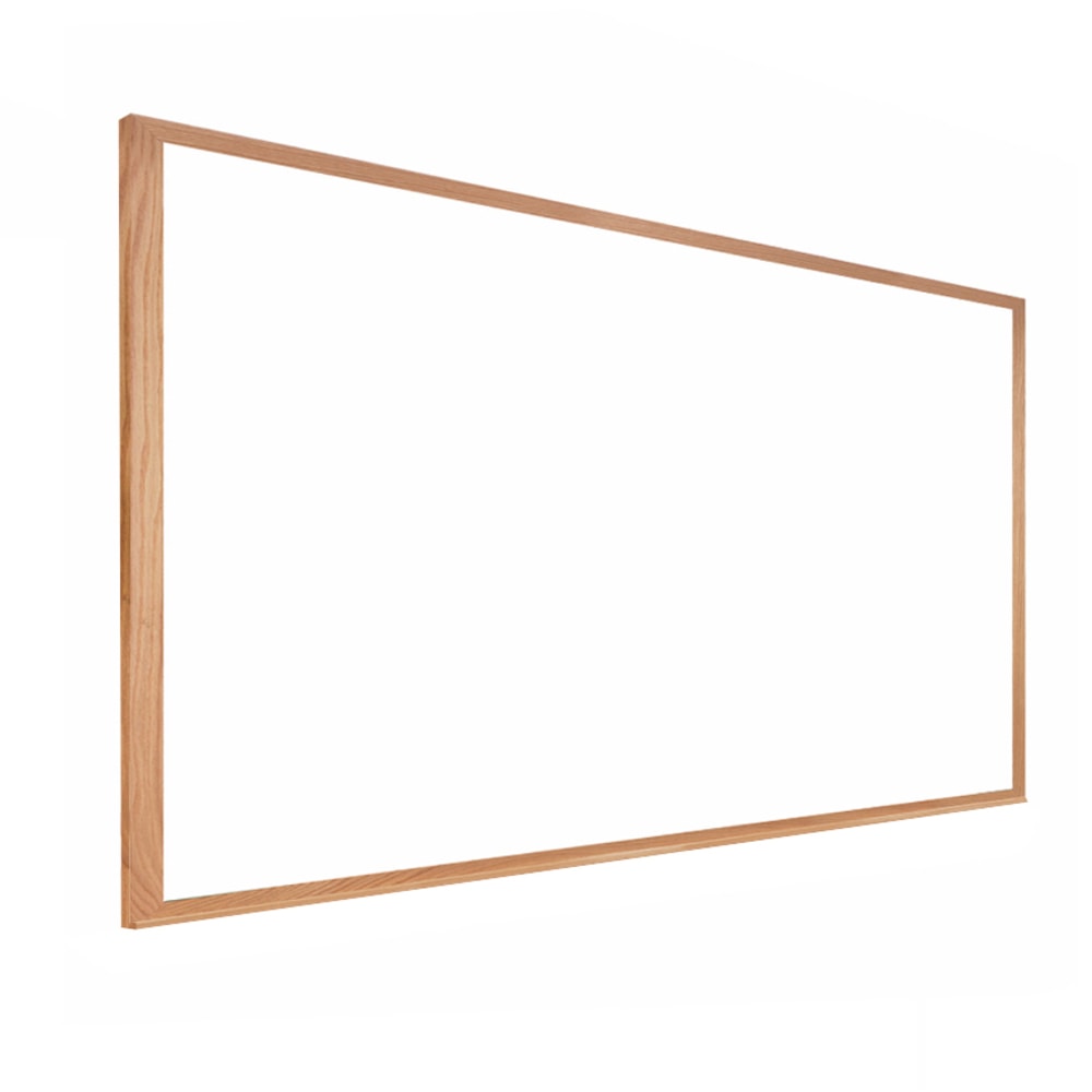 Ghent M2W Non-Magnetic Dry-Erase Whiteboard, Porcelain, 36in x 46 1/2in, Oak Wood Frame, Natural Finish MPN:M2W-34-1